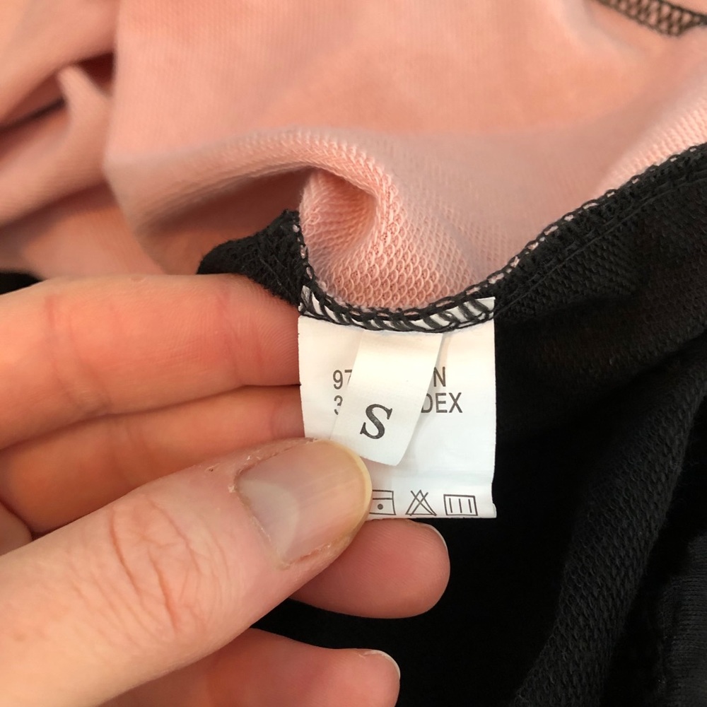 Pink Stripe Block Long Sleeve Bottom Drawstring - Picture 7 of 8